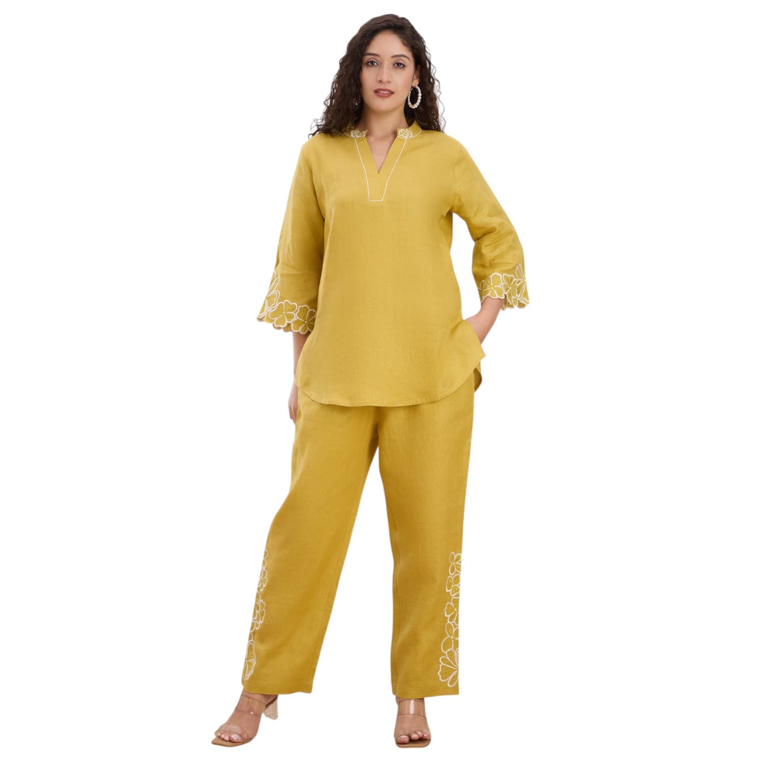 Olive Scallop Co-ord