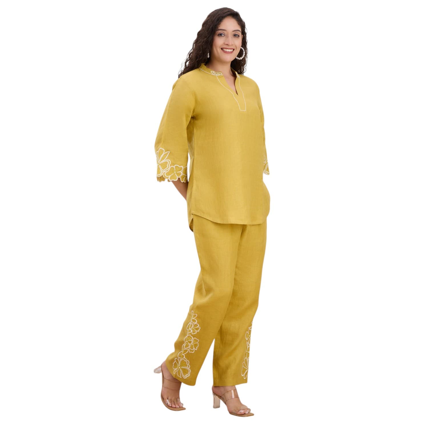 Olive Scallop Co-ord — view 3