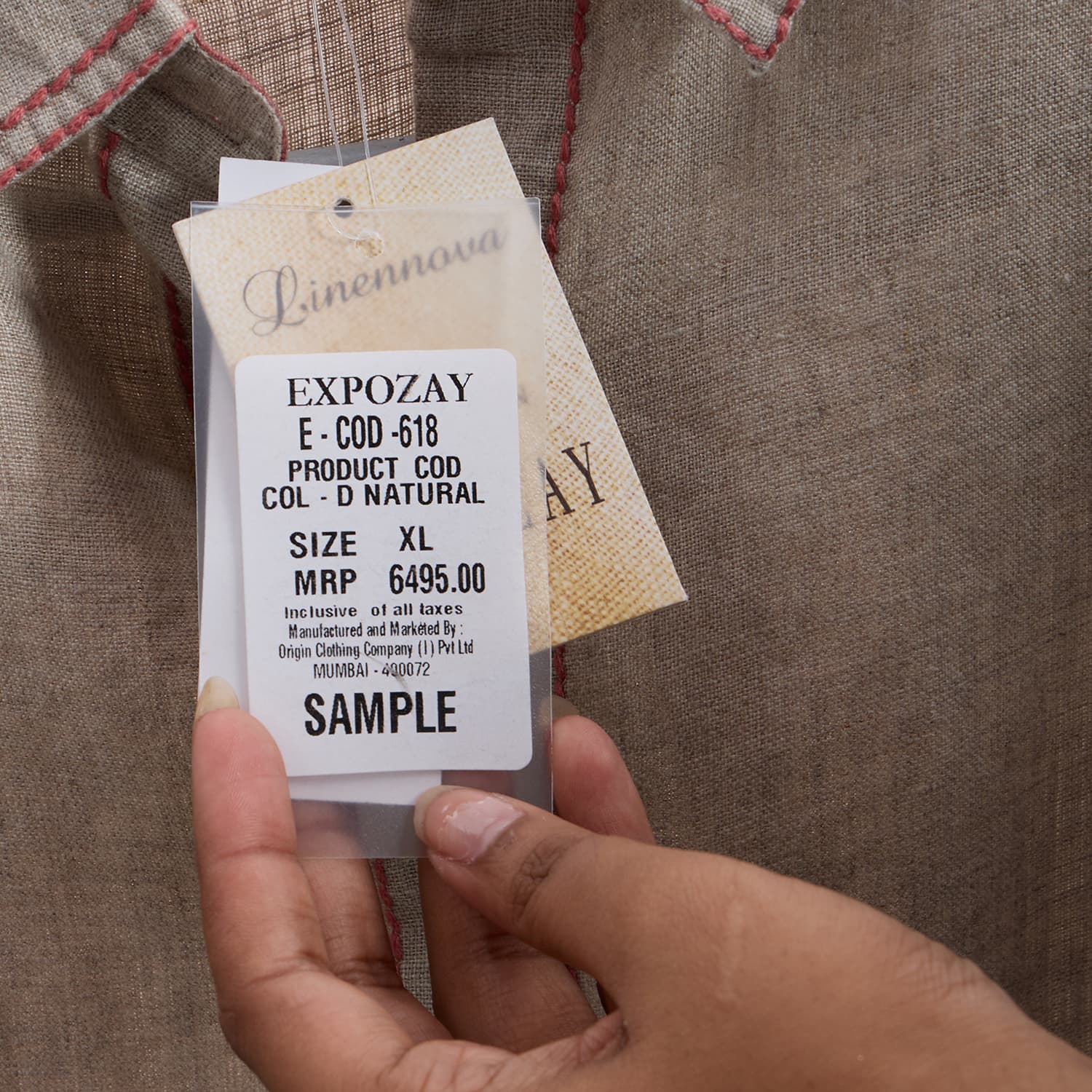 Beige with Rust Trim Co-ord — view 9